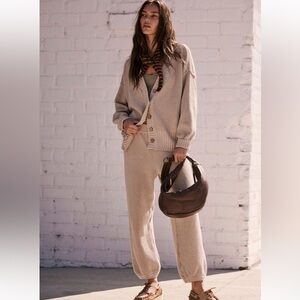 Free People Hailee Cardi Set in Peyote